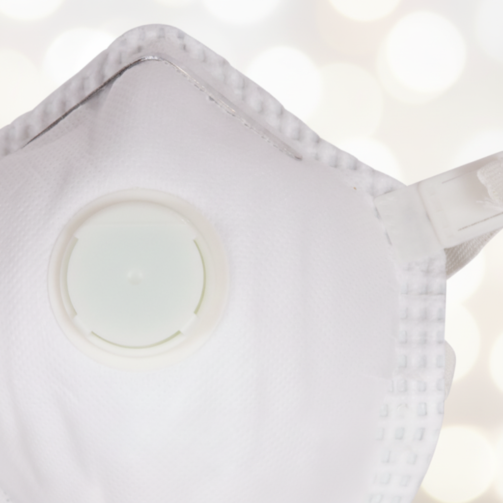 Feinstaubmaske mit Ventil FFP3