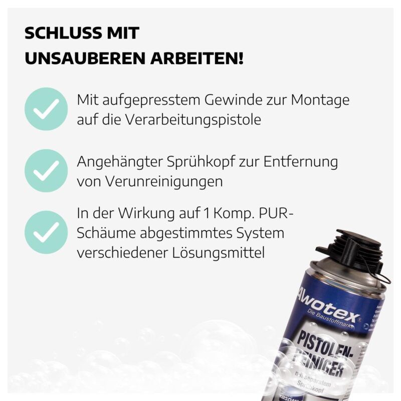 Schaum- und Pistolenreiniger 500 ml