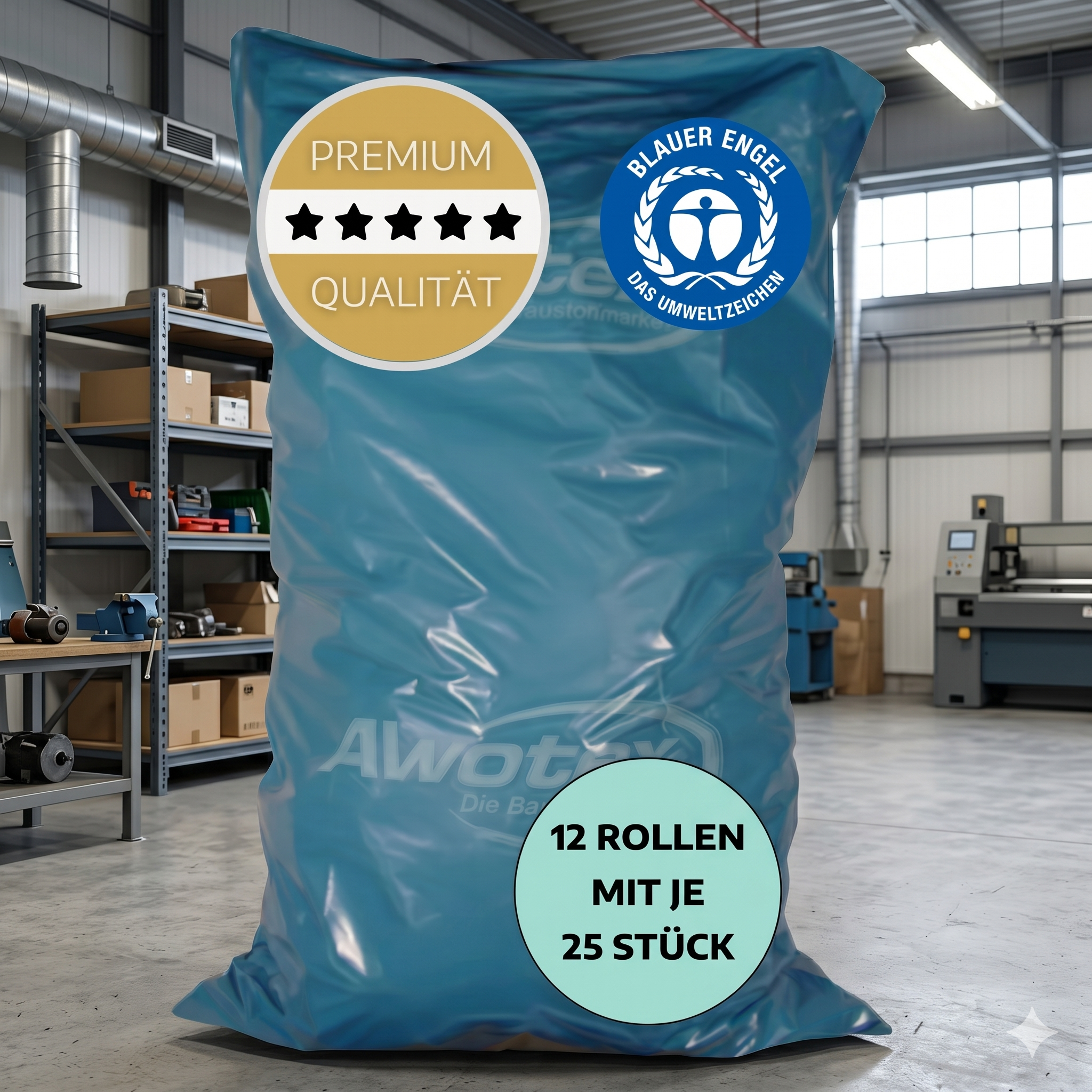 Müllsack blau 120 Liter - Typ 100