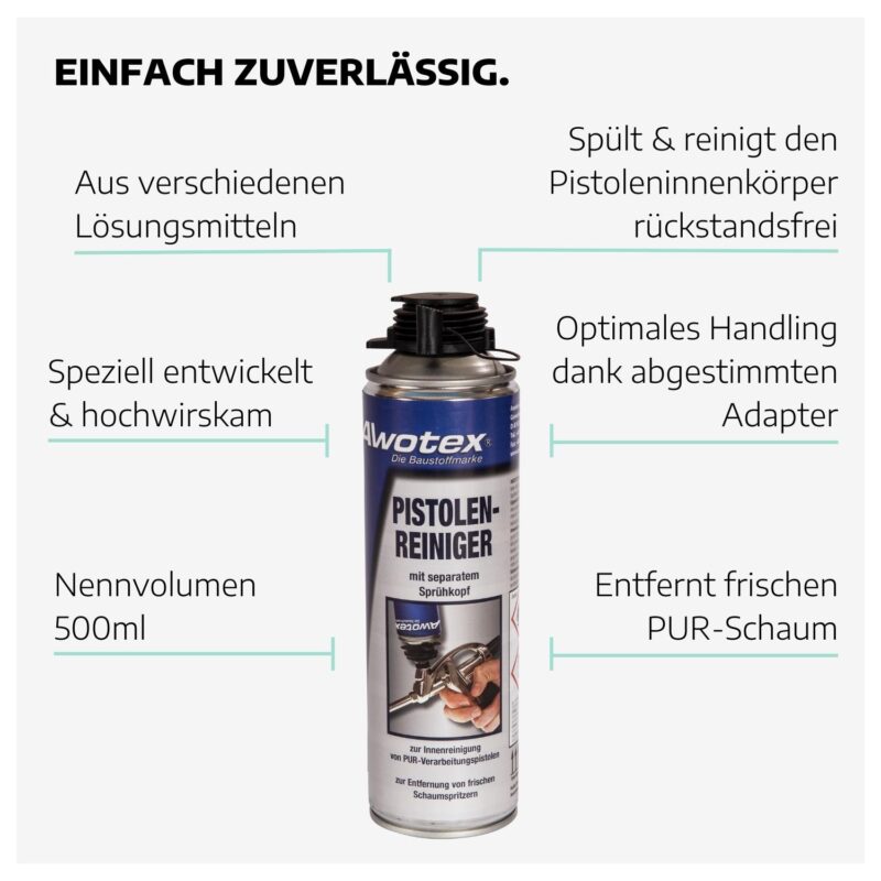 Schaum- und Pistolenreiniger 500 ml
