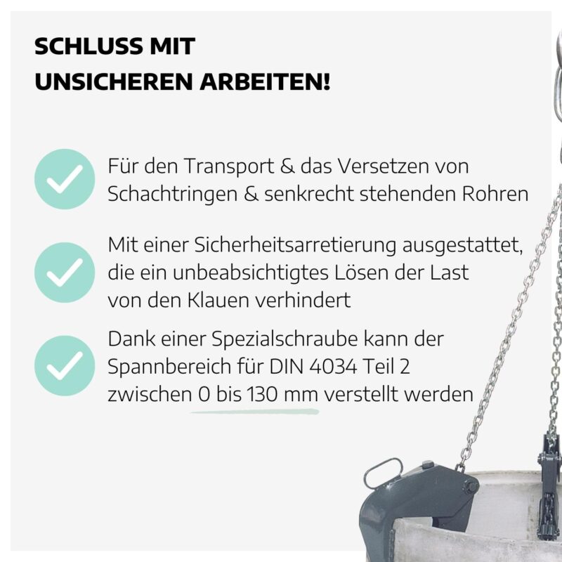 Schachtgehänge 1500 kg