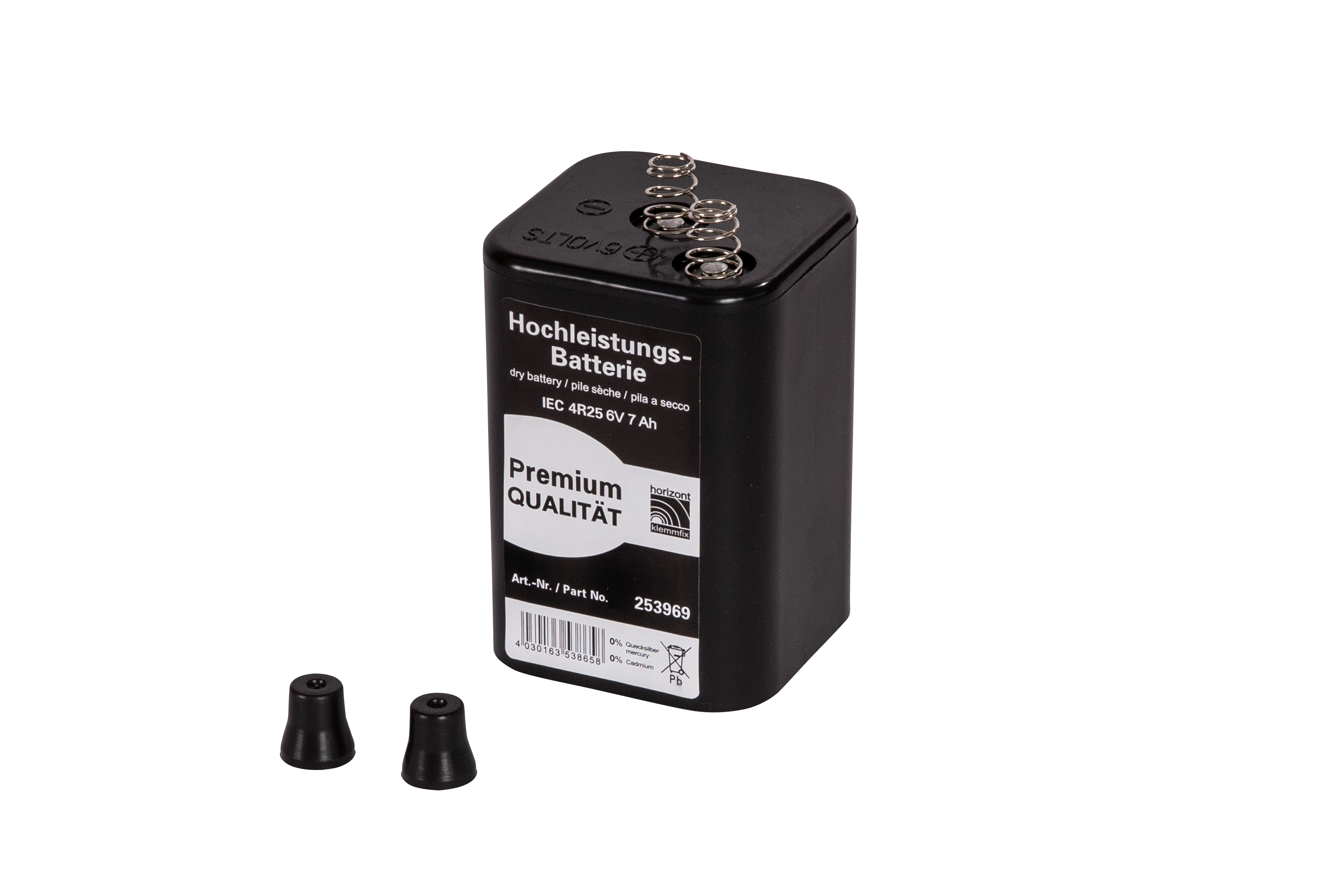 Blockbatterie 6 Volt 7 Ah 4R25