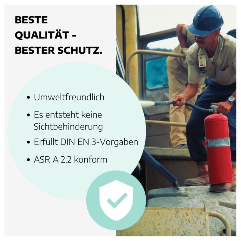 F-500 Feuerlöscher für Lithium-Ionen-Akkus, frostsicher