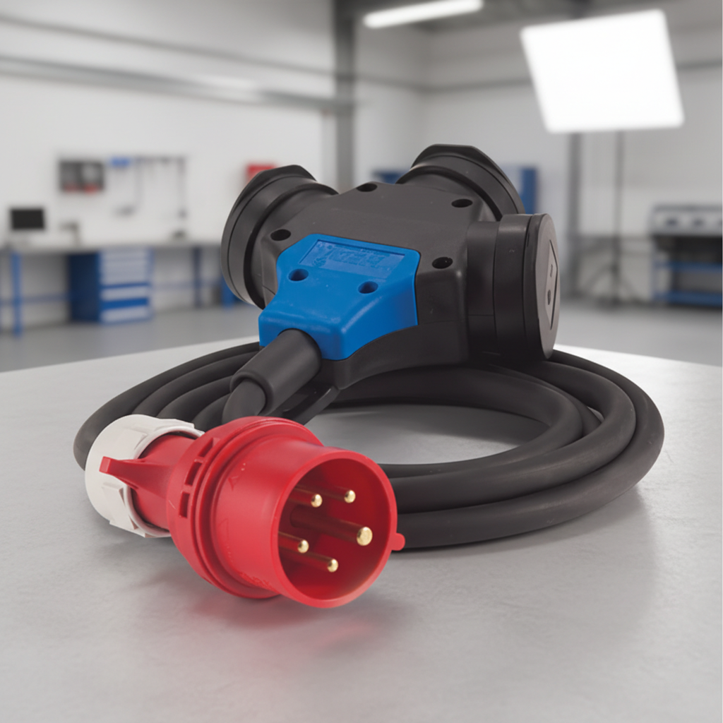 Adapterkabel Drehstrom-Schuko
