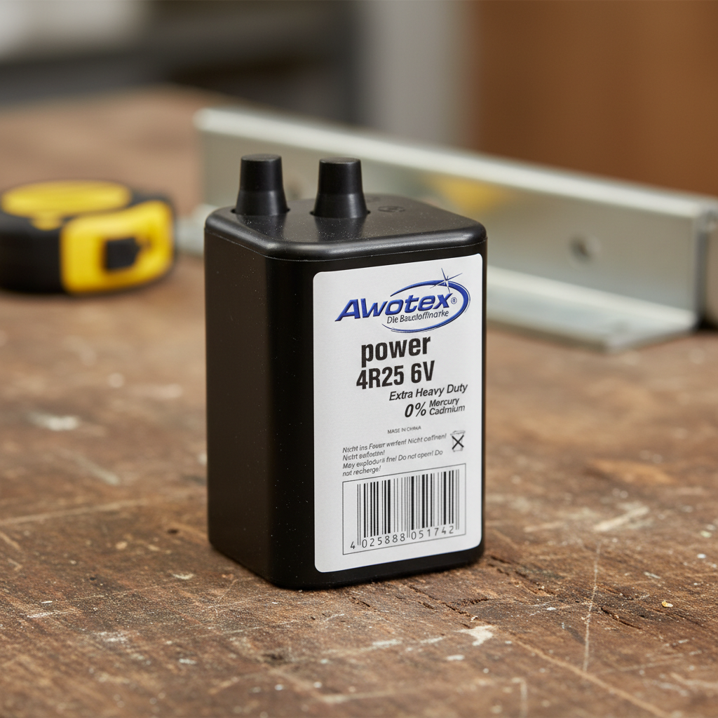 Blockbatterie 6 Volt 7 Ah 4R25