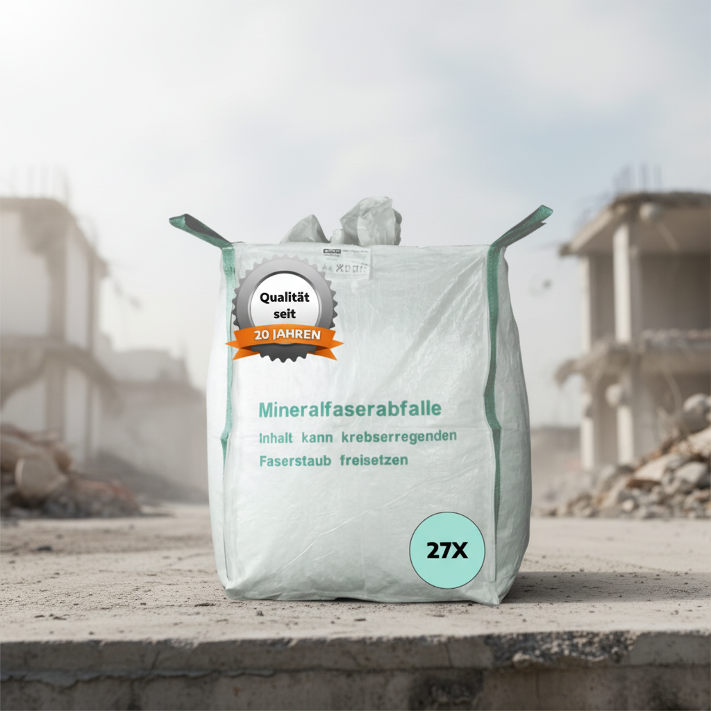 Big Bag Mineralwolle 90x90x120cm beschichtet