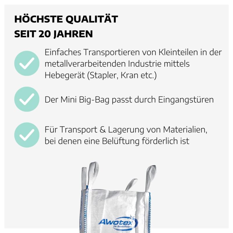Big Bag 45x45x45 cm unbeschichtet