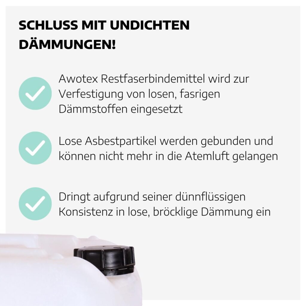 Restfaserbindemittel