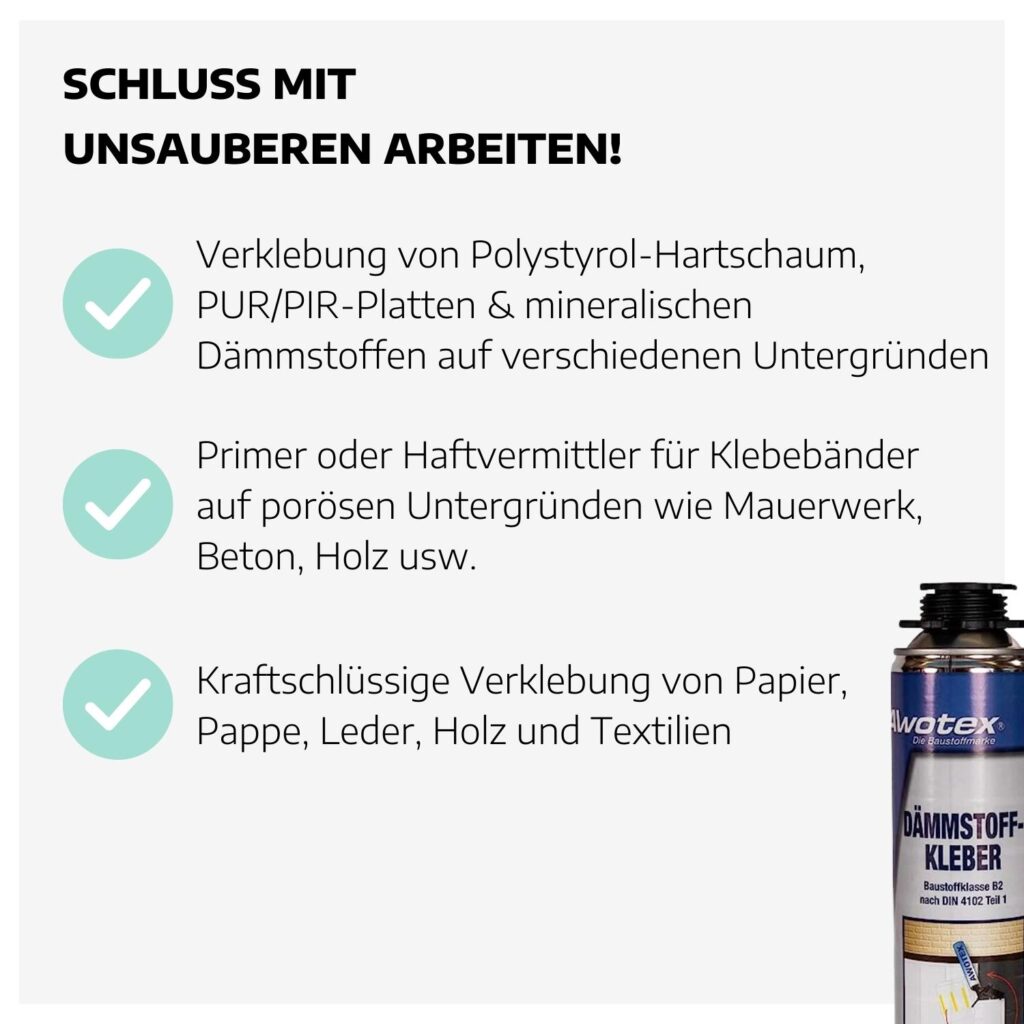 Dämmstoffkleber B2, 750 ml, 1-K
