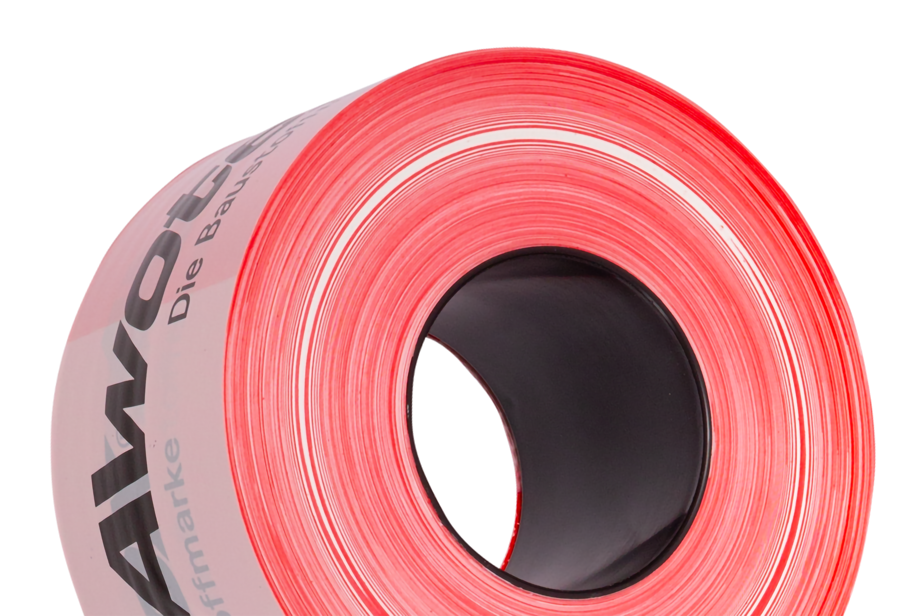 Absperrband rot/weiß 80 mm breit