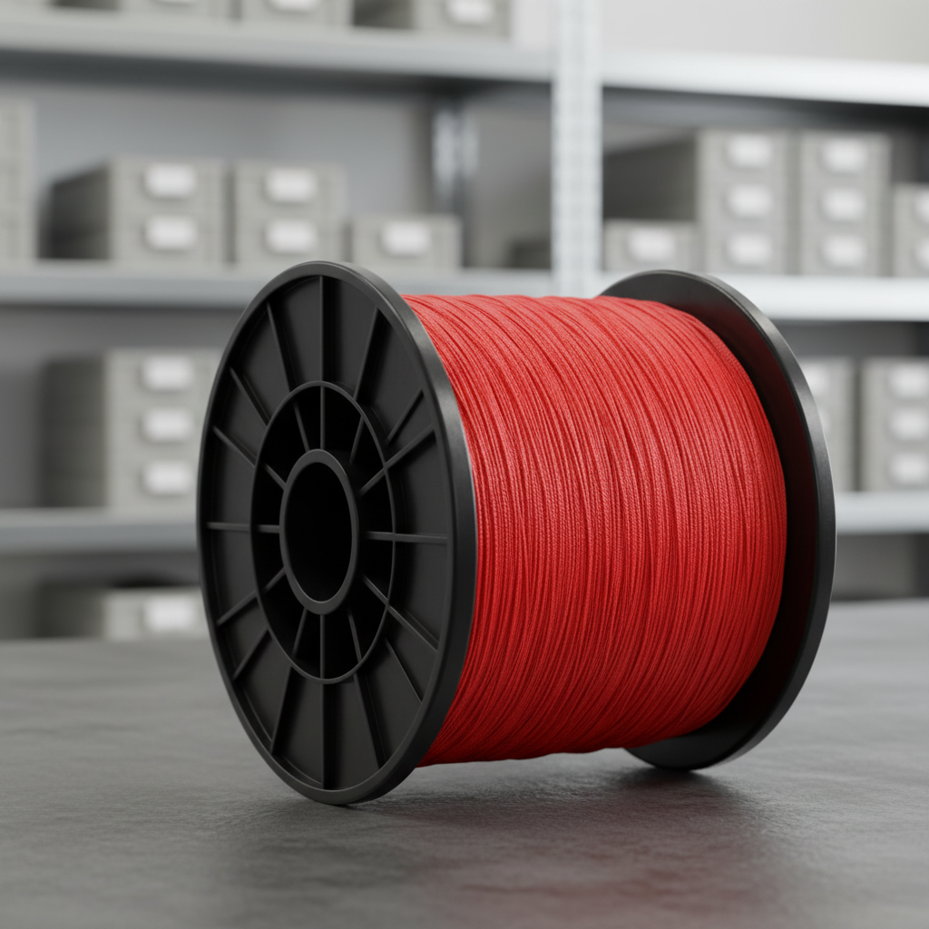 Maurerschnur rot 1,0 mm Großrolle